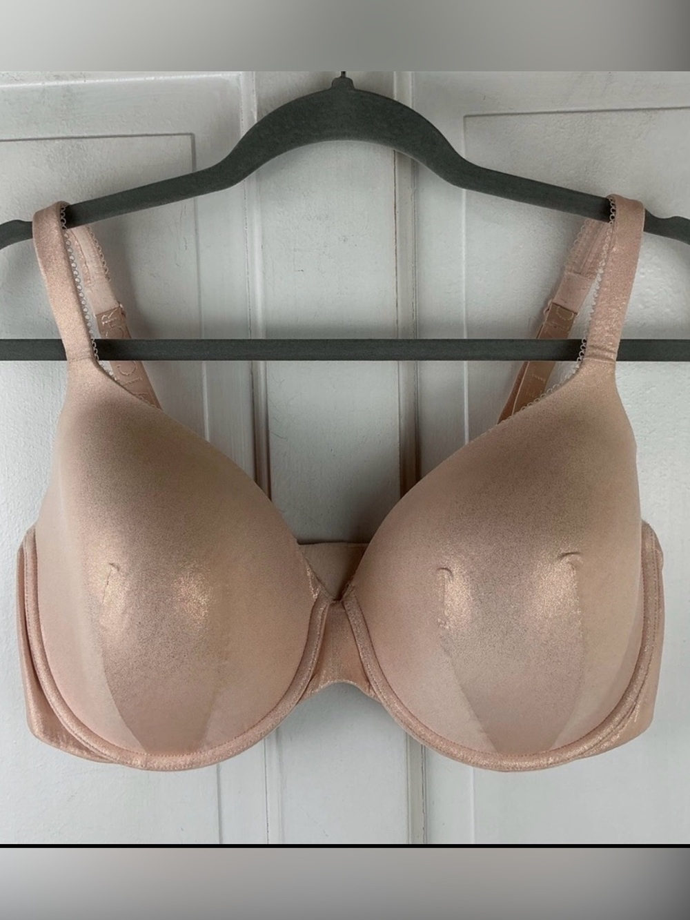 Victoria Secret Body by Victoria Lined Perfect Coverage Bra 38 DDD Shimmer